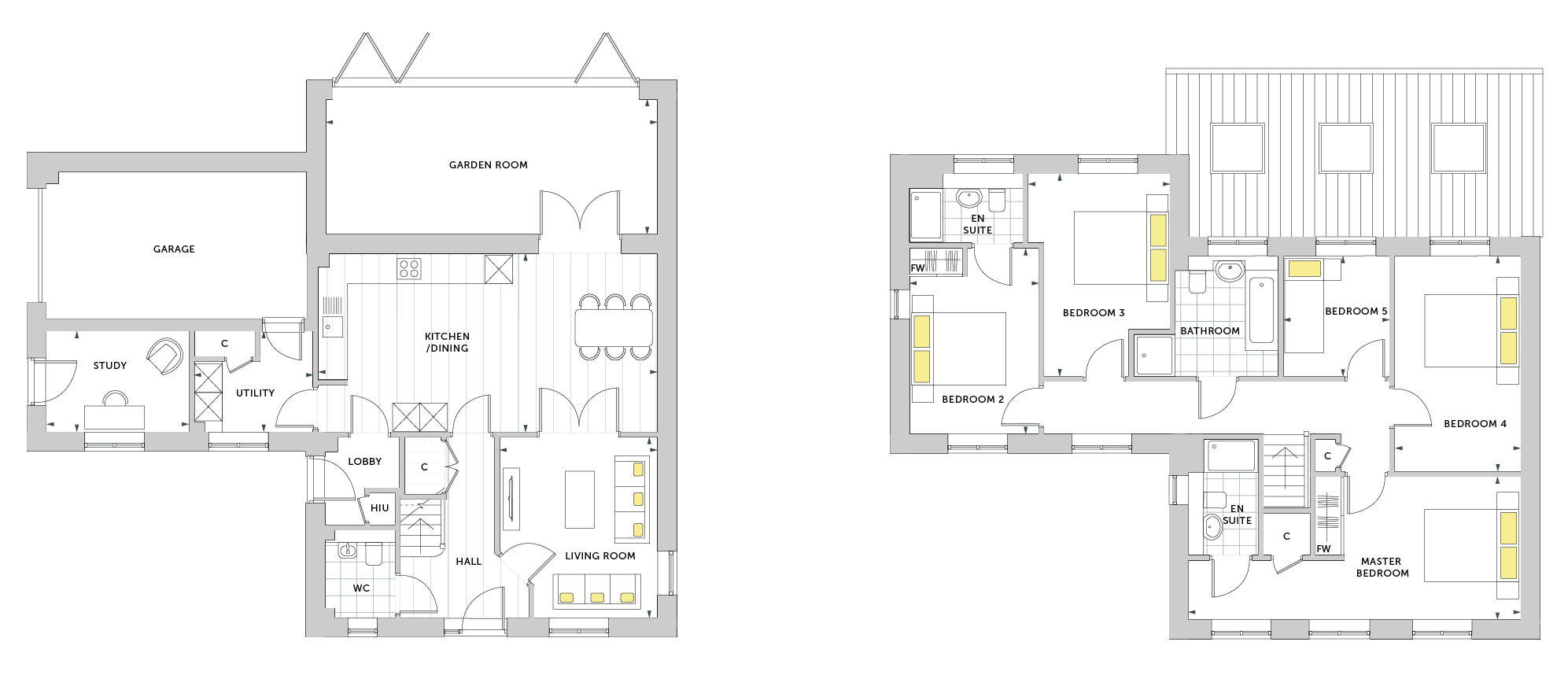 Floorplan for Plot 319 at Elmsbrook